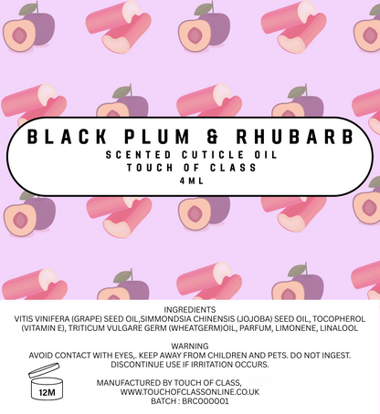 Black Plum & Rhubarb Nourishing Cuticle Oil