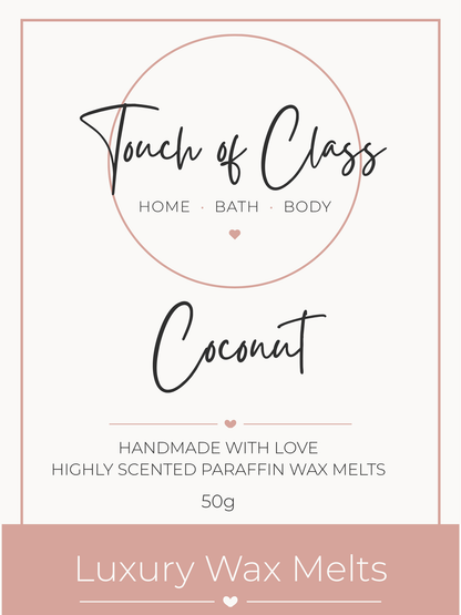 Coconut Wax Melt Snap Bar