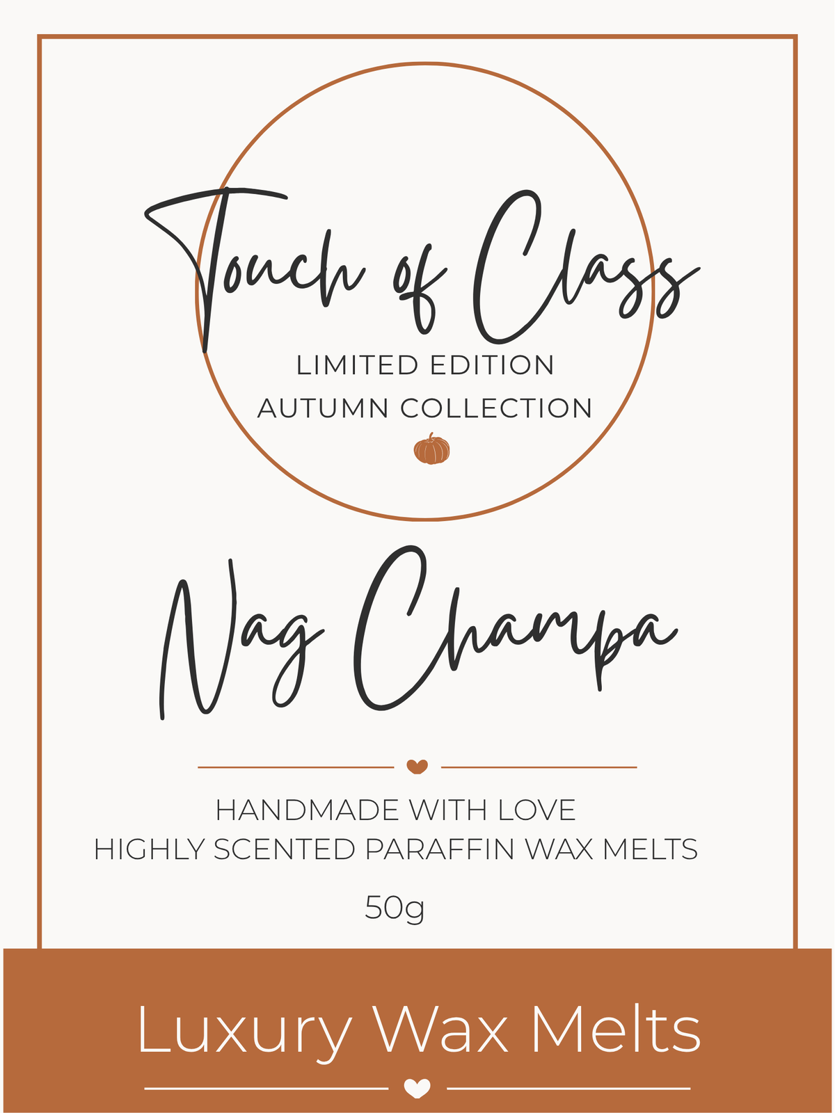 Nag Champa Wax Melt Snap Bar