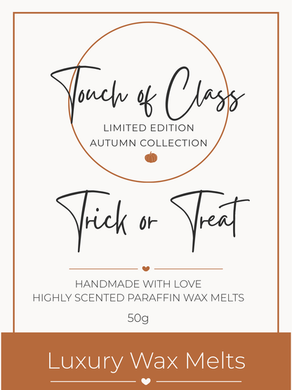 Trick or Treat Wax Melt Snap Bar