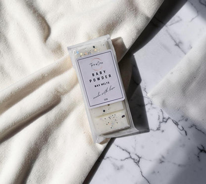 Baby Powder Wax Melt Snap Bar